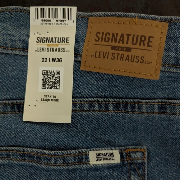 NWT Levi Strauss High-rise Loose Straight Jeans, Size 22 - Picture 8 of 12